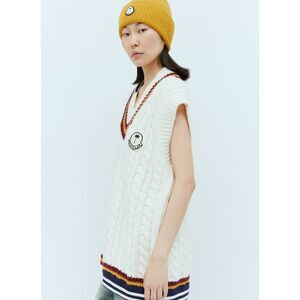 MONCLER X PALM ANGELS Wool V-Neck Vest